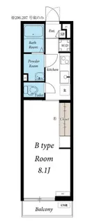 リブリ・二十世紀が丘【2階】の間取り