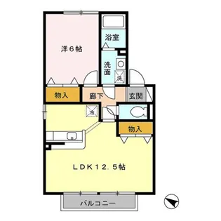 グレイスコート 1【2階】の間取り