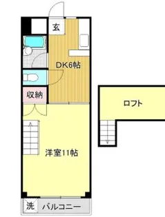 高知県香南市野市町西野【マンション】の間取り
