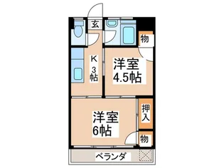 高橋マンションA棟【3階】の間取り
