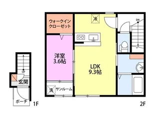 スモーレIIIA【2階】の間取り