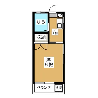 マイハイツB【2階】の間取り