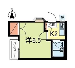 サンハイム八幡山【1階】の間取り