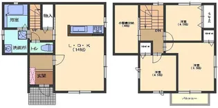 広島県廿日市市桜尾本町【一戸建】の間取り