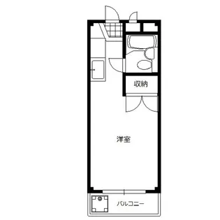 コンチネンタル学南町【1階】の間取り