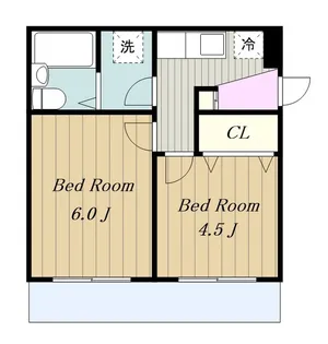 ミュージアム・コンド・百合ヶ丘【3階】の間取り