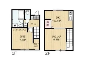 SAM&KEY サム&ケイ【2階】の間取り