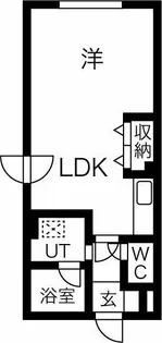 マイクレスト本通【3階】の間取り