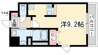 プレサンス大阪江坂【3階】の間取り