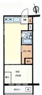 東京都新宿区大久保2【マンション】の間取り