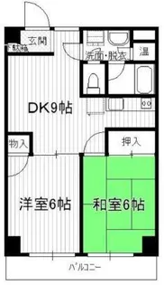 滝野川フラワーハイツ【2階】の間取り