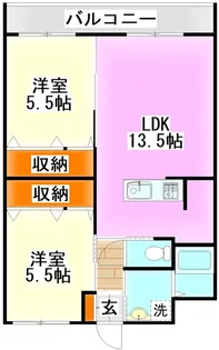 ユーミーウィンクルムIII【3階】の間取り