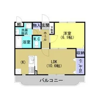 ユーミーリベルテ【3階】の間取り