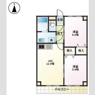 メゾン・ドゥ・セピアIII【3階】の間取り