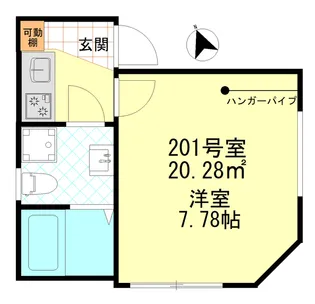ノーブル四ツ木【2階】の間取り