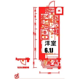 阪東橋KNOTS【5階】の間取り