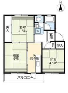 3Kの間取り画像