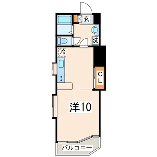 シハラマンションBビルド【3階】の間取り