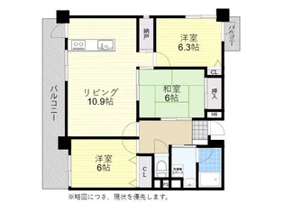 センチュリーグランデ【5階】の間取り