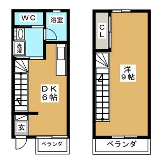 宮城県仙台市青葉区堤町1【一戸建】の間取り