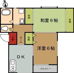 ドリームハウスKM【2階】の間取り