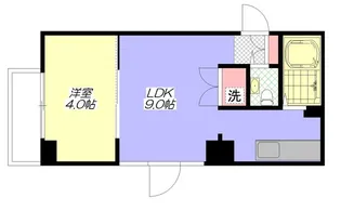 桃丘ハイツ【3階】の間取り