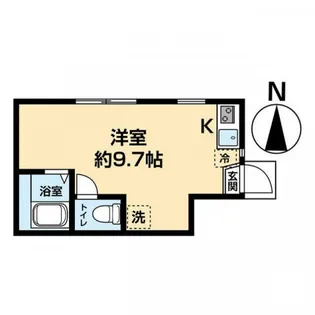 MQuarto獨協大学前【1階】の間取り