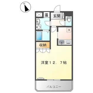 ラッフィナート田園【1階】の間取り