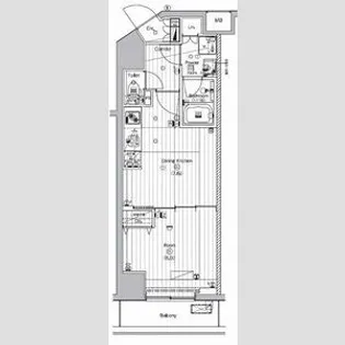 PREMIUM CUBE 代々木上原【2階】の間取り