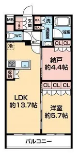 東京都板橋区坂下2【マンション】の間取り