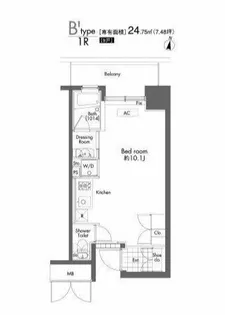 プライムアーバン初台【10階】の間取り