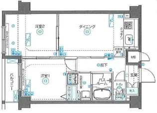 フェニックス板橋【4階】の間取り