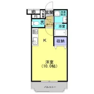 ユーミーヤヨイK【1階】の間取り