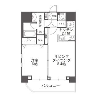 Totsu Residence 渋谷本町【14階】の間取り