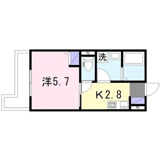 グランフォレスト大和【1階】の間取り