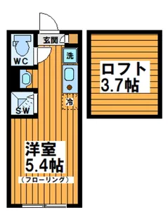 東京都杉並区和泉1【アパート】の間取り