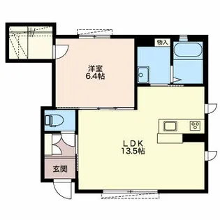 リラフォート吉新【1階】の間取り