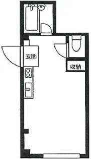 コアプラス立川みなみ【1階】の間取り