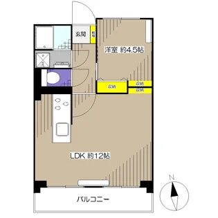 桜台フラワーホーム【6階】の間取り