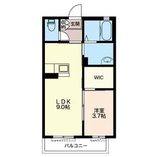 群馬県太田市小舞木町【アパート】の間取り