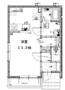 グランソフィア貝柄山【1階】の間取り