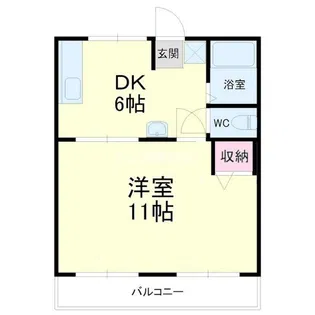 ラベンダータウンA【3階】の間取り