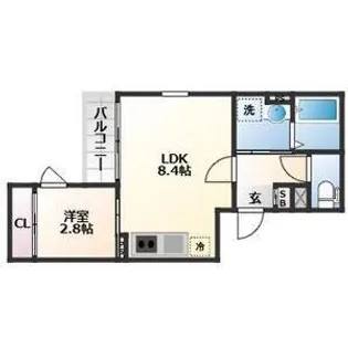 ソルテ二軒茶屋【3階】の間取り