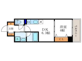 ベラジオ雅び京都円町駅前【3階】の間取り
