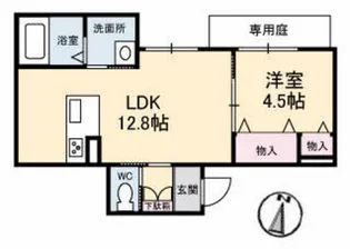 フォレストアーチ【1階】の間取り