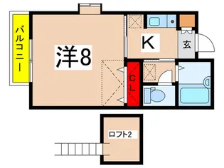 エルザII【2階】の間取り