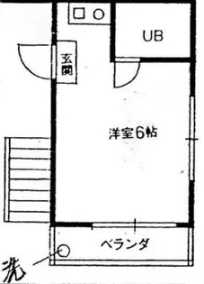 コーポサンフラワー【1階】の間取り