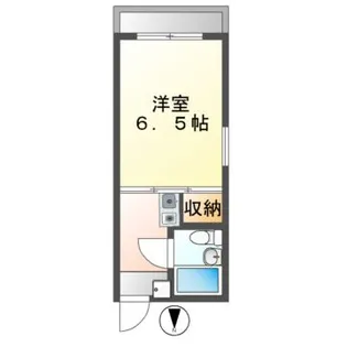 カピースハイツA棟【1階】の間取り