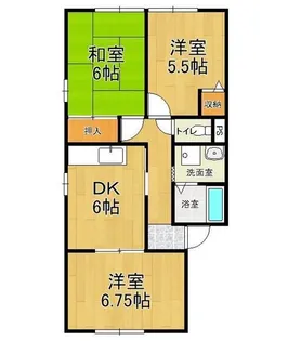 グリーンヴィラ【2階】の間取り