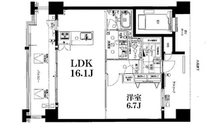 ワイズグレイスシティ赤嶺【3階】の間取り